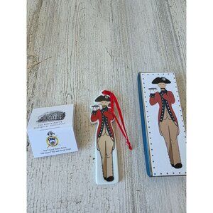 White House Fife musician porcelain ornament RARE Xmas drum corps army president